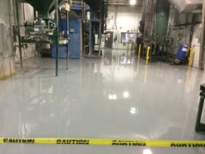 Epoxy-Coated Floor