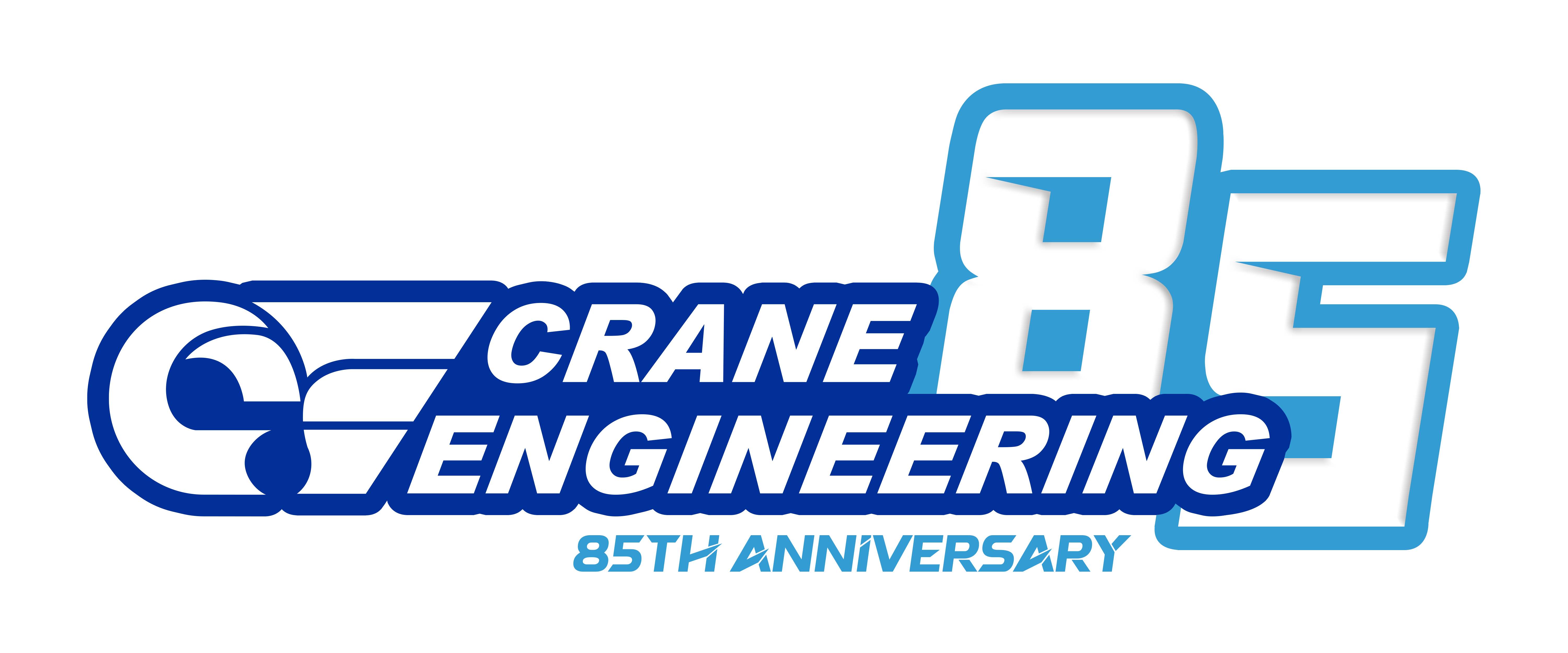 Crane Engineering 85th anniversary logo